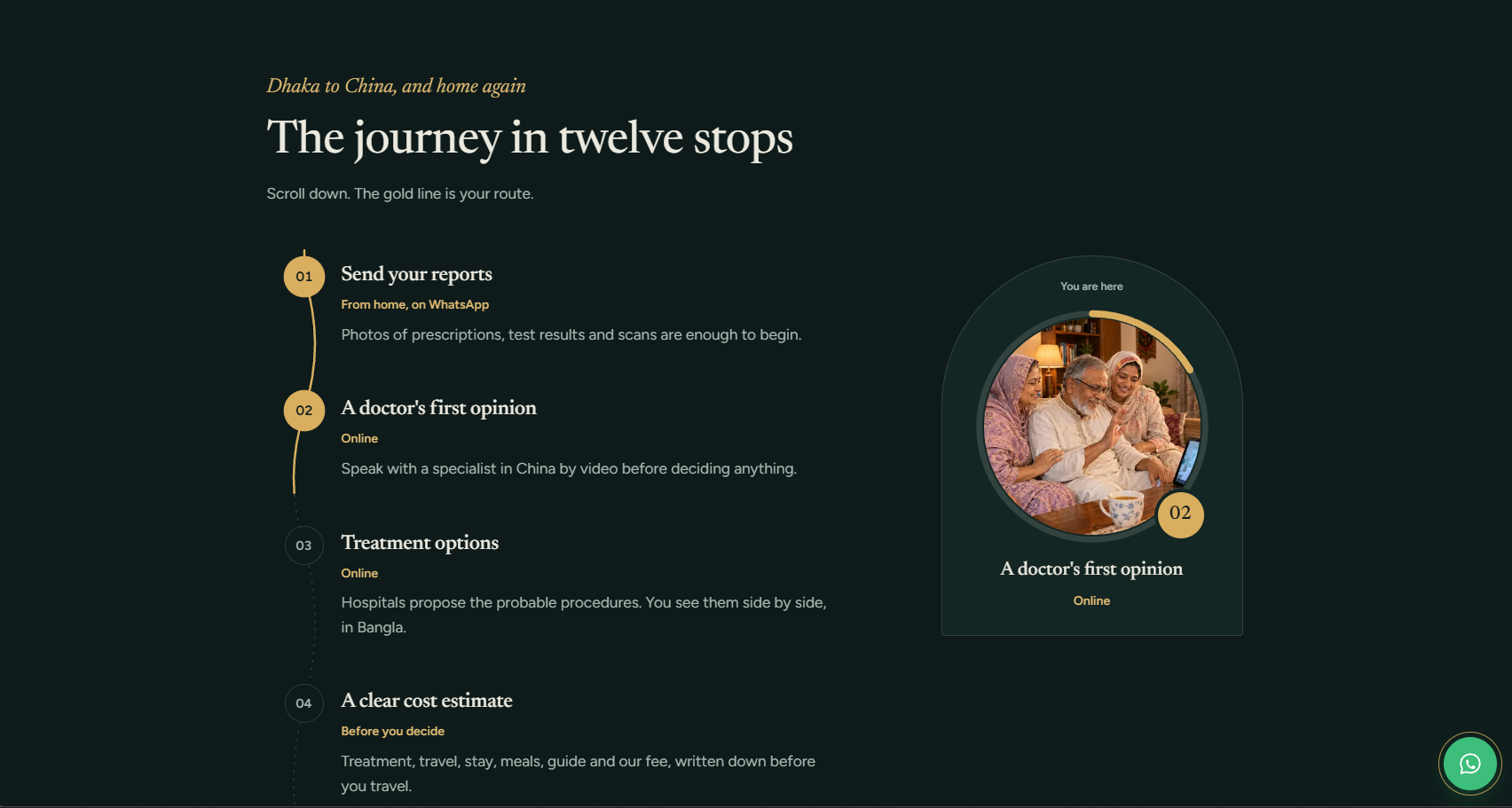 Healthcare Gateway screen 3